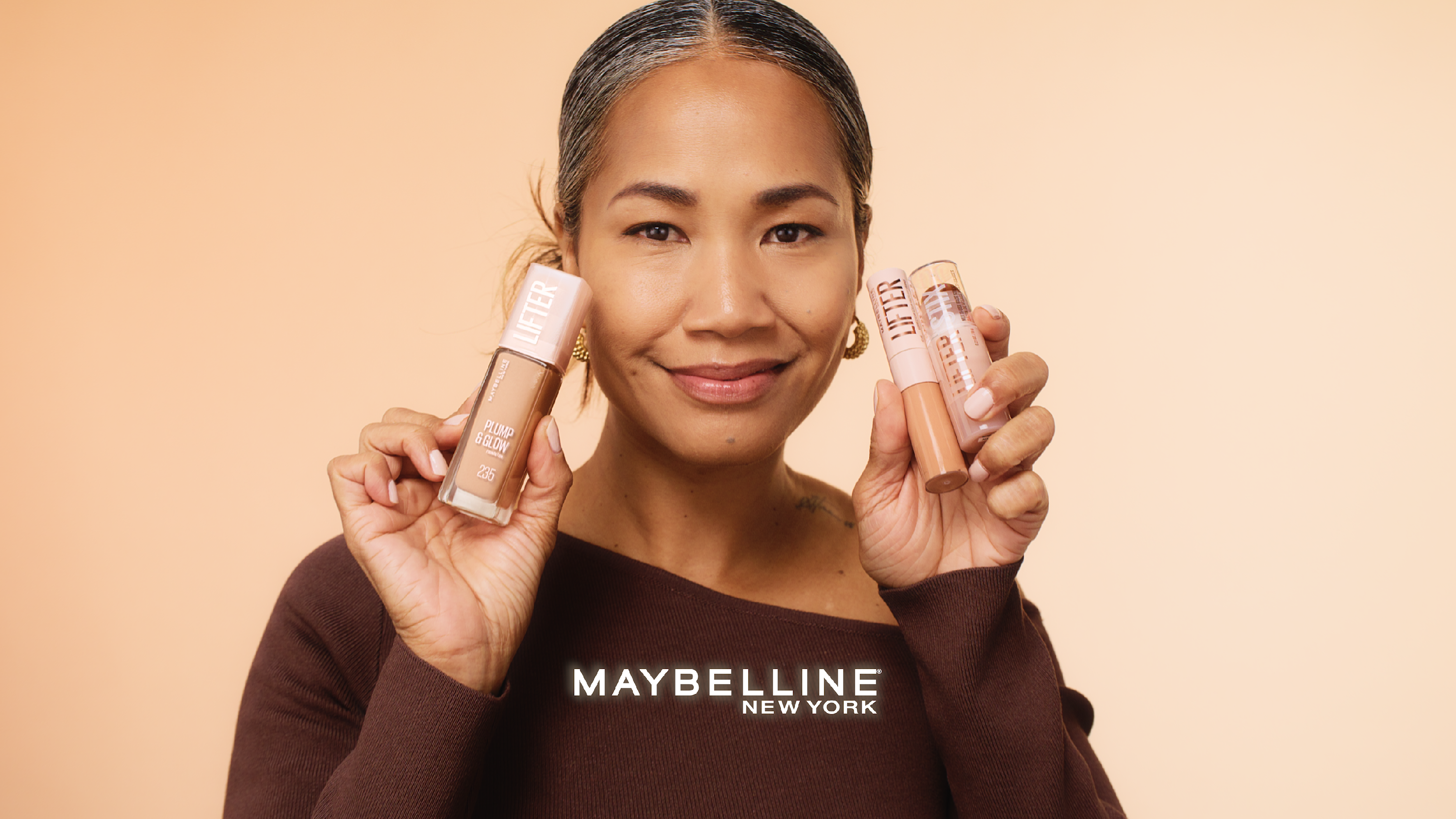 Amazon.com : Maybelline Lifter Plump & Glow Foundation, Liquid